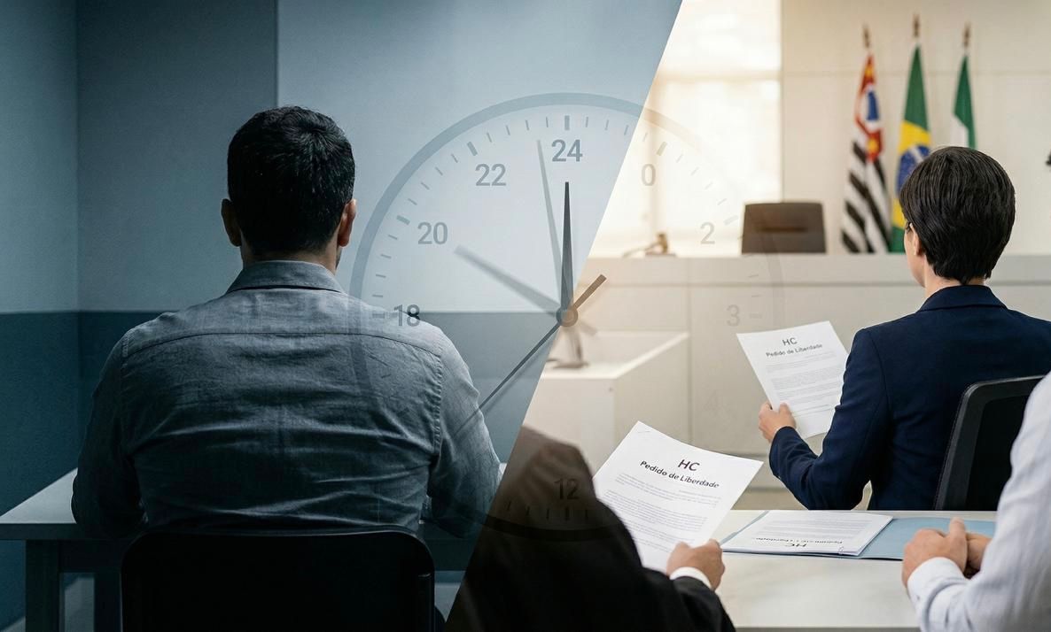 Audiência de Custódia: O que acontece nas primeiras 24 horas após uma prisão?